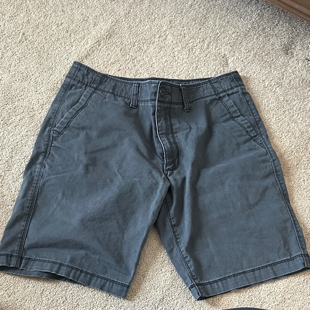 Old Navy Men's Dark Gray Flat Front Shorts